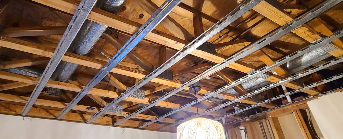 ceiling restoration due to water damage south amboy nj